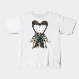 romantic relationship artwork Kids T-Shirt